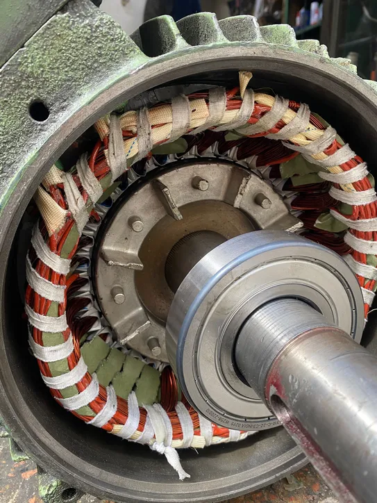 AC Motor Sarımı - Asenkron motor bobinaj hizmetleri ve 3 fazlı motor sarımı