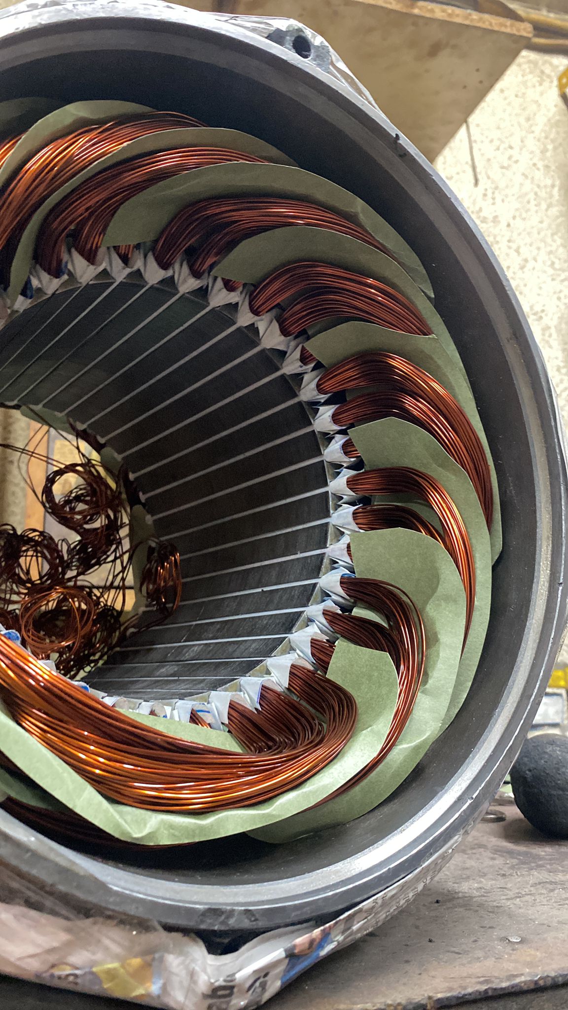 AC Motor Sarımı - Asenkron motor bobinaj hizmetleri